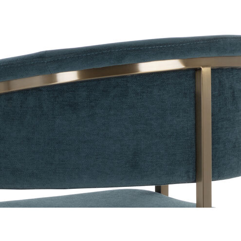 Marris 42 inch Gold / Danny Teal Barstool
